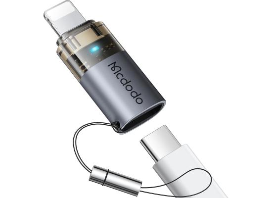 Mcdodo 36W USB-C to Lightning Adapter with Lanyard, Type-C to Lightning Adapter PD Fast Charging for iPhone/AirPods/Original MacBook, Support Charging&Data Transmission